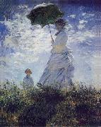 Claude Monet Women with umbrella France oil painting artist